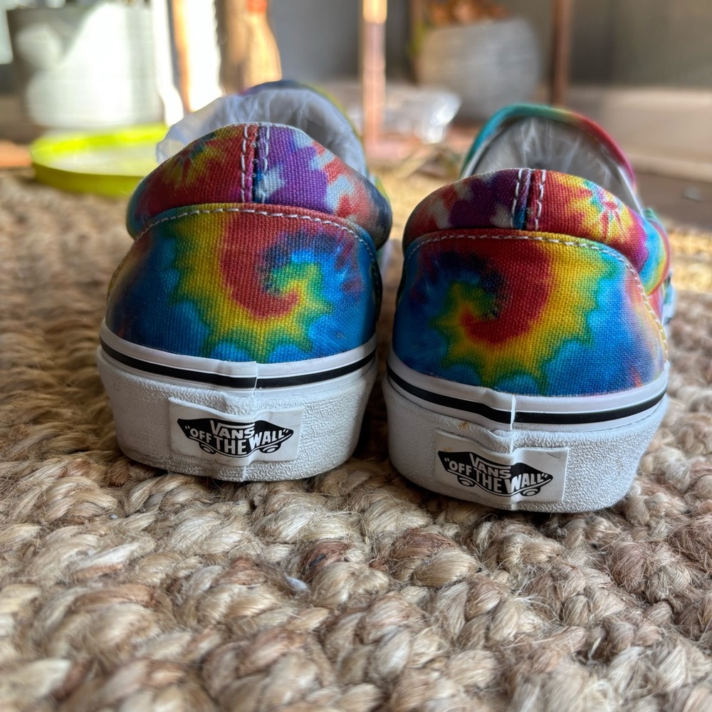 Vans Colorful Tie-Dye Flat Skater Shoe - Picture 3 of 7